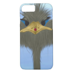 Funny Ostrich George And The Cute Ladybug iPhone 8/7 Case