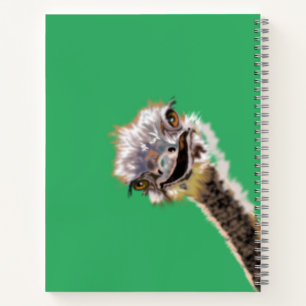 Funny Ostrich Notebook