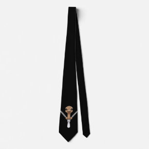 Funny Ostrich Peek Neck Tie