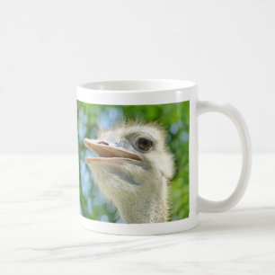 Funny Ostrich Portrait Photo Coffee Mug