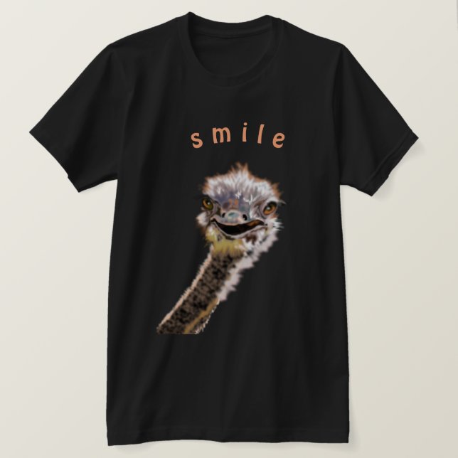 Funny Ostrich T-Shirt (Design Front)