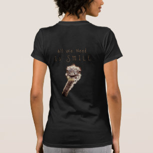 Funny Ostrich T-Shirt - Custom Text