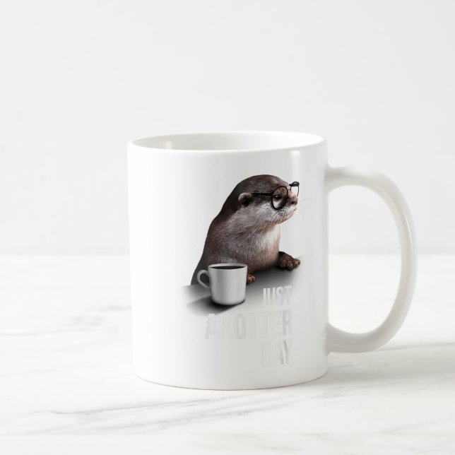Funny Otter - Just Anotter Day For Otter Lover  Coffee Mug (Right)
