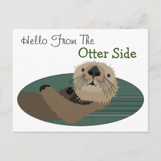 Funny Otter  Postcard