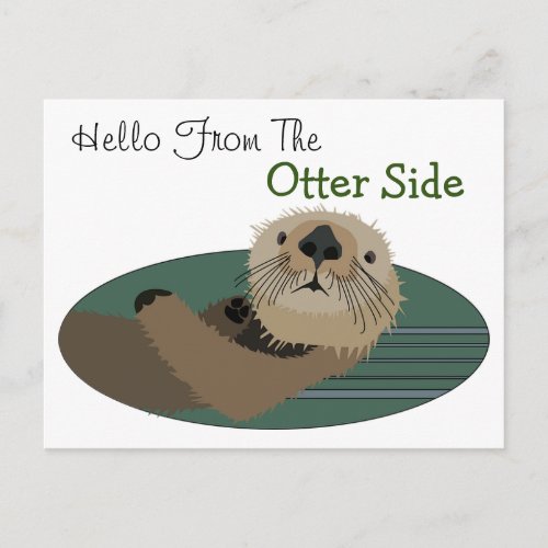 Funny Otter  Postcard