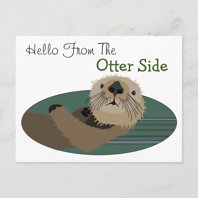 Funny Otter  Postcard (Front)