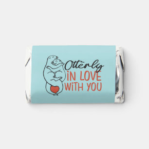 Funny Otter Pun Otterly In Love Valentine's Day Hershey's Miniatures