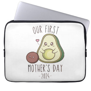 Funny Our First Mother's Day Laptop Sleeve