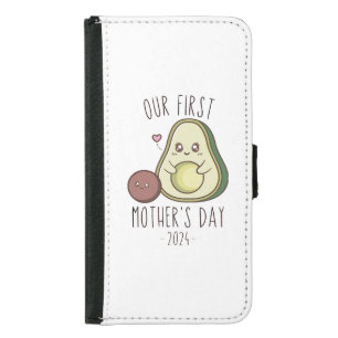 Funny Our First Mother's Day Samsung Galaxy S5 Wallet Case