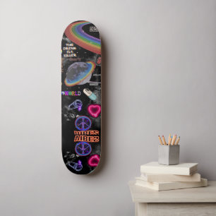 Funny Outer Space, Aliens  Skateboard
