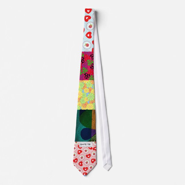 Funny Outrageous Novelty Shite Shirt Tie (Front)