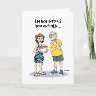 Funny "Over the Hill" 64th Birthday Card