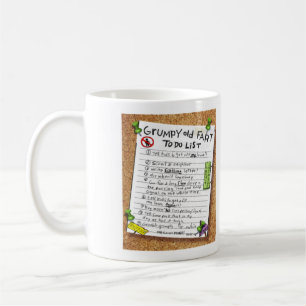 Funny Over the Hill Birtday Gift - Grumpy Old Fart Coffee Mug