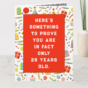 Funny Over the Hill Birthday Card