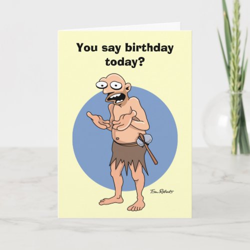Funny Over the Hill Birthday Card