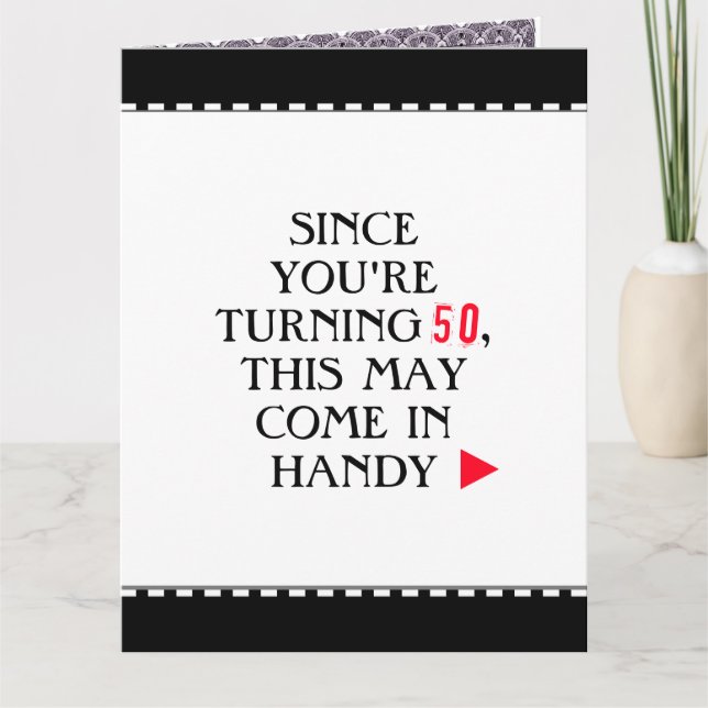 funny over-the-hill birthday card (Front)