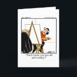 Funny Over The Hill Birthday Greeting Card<br><div class="desc">Wonderfully funny and slightly sarcastic cartoon characters in hilarious situations that’s sure to bring a smile to anyone’s face. Great fun for the wonderfully funny, slightly sarcastic characters you know! Enjoy spreading the laughter with this hilarious over the hill birthday humor greeting card by cartoonist Bill Abbott; send some laughs...</div>