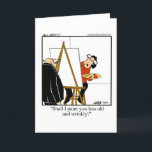 Funny Over The Hill Birthday Greeting Card<br><div class="desc">Wonderfully funny and slightly sarcastic cartoon characters in hilarious situations that’s sure to bring a smile to anyone’s face. Great fun for the wonderfully funny, slightly sarcastic characters you know! Enjoy spreading the laughter with this hilarious over the hill birthday humor greeting card by cartoonist Bill Abbott; send some laughs...</div>