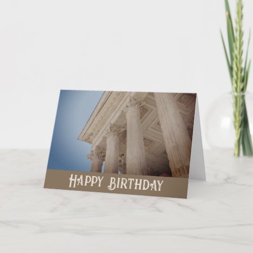 Funny Over the Hill Birthday Greeting  Note Card
