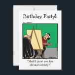 Funny Over The Hill Birthday Invitations<br><div class="desc">Start the party off right and share your sense of humor when getting family and friends together with these hilarious over- the- hill birthday party invitations from cartoonist Bill Abbott! Wonderfully funny and slightly sarcastic colorful cartoon characters in hilarious situations that’s sure to bring a smile to anyone’s face. Find...</div>