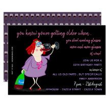 Funny Wife Birthday Invitations Zazzle