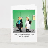 Funny Over The Hill Humor Birthday Card