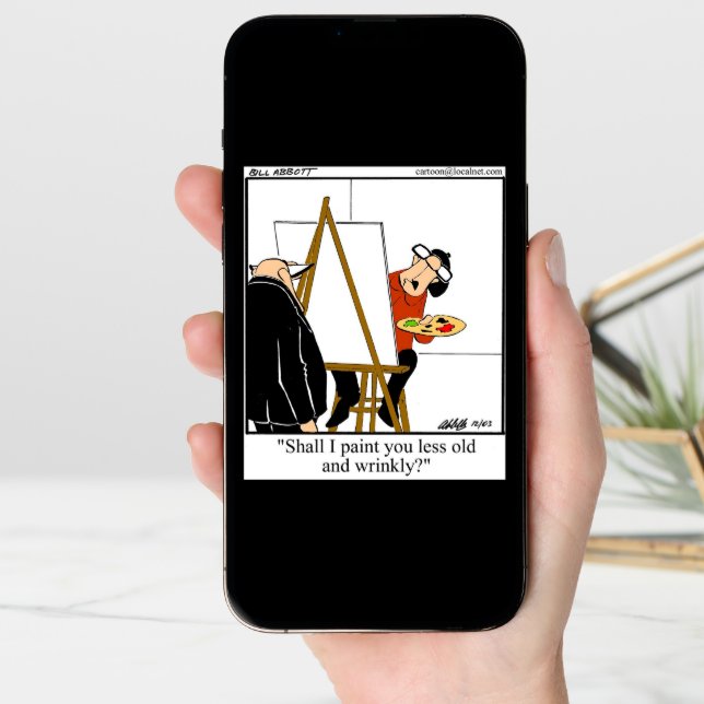 Funny Over The Hill Humor Birthday Card (Front Digital)