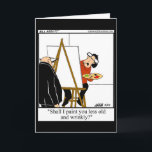 Funny Over The Hill Humor Birthday Card<br><div class="desc">Enjoy spreading the laughter with this hilarious over the hill happy birthday greeting card by cartoonist Bill Abbott; send some laughs along with your love and wishes for a happy birthday. Bill Abbott's cartoon "Spectickles" the internationally syndicated comic has also appeared in Hallmark U.K., Reader's Digest, Saturday Evening Post and...</div>