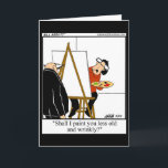 Funny Over The Hill Humor Birthday Card<br><div class="desc">Enjoy spreading the laughter with this hilarious over the hill happy birthday greeting card by cartoonist Bill Abbott; send some laughs along with your love and wishes for a happy birthday. Bill Abbott's cartoon "Spectickles" the internationally syndicated comic has also appeared in Hallmark U.K., Reader's Digest, Saturday Evening Post and...</div>