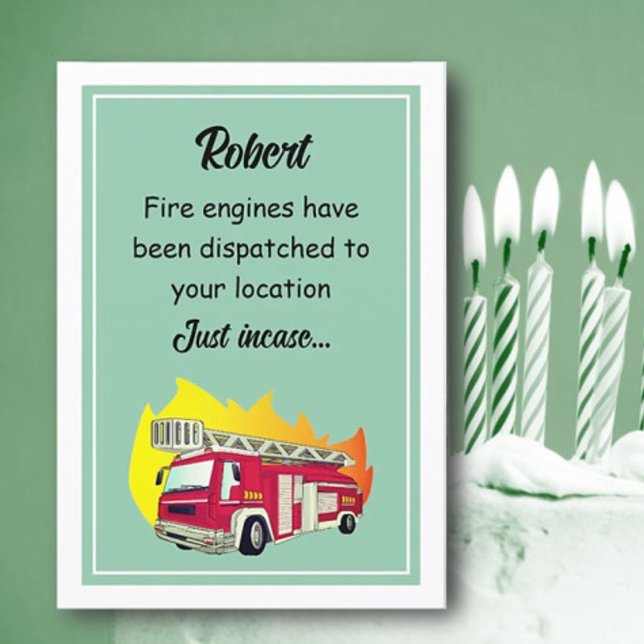 Funny Over the Hill Personalized Greeting Card (Creator Uploaded)