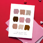 Funny Over the Moon Butts Greeting Card<br><div class="desc">Tell your friend,  girlfriend,  boyfriend or partner that you still adore them after all this time. Tell them you're over the moon for them with silly,  cute butt cheek illustrations. Works for all occasions including birthdays,  valentine's day and anniversaries.</div>