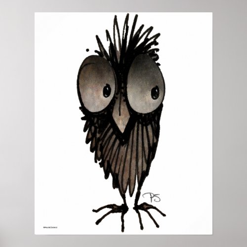 Funny Owl Poster