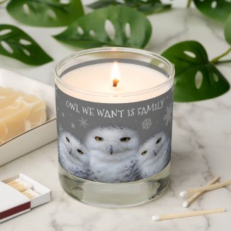 Funny Owl We Want Is Family Snowy Owls Snowflakes