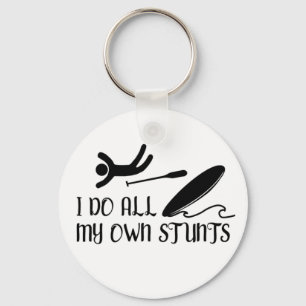 Funny Paddleboard Keychain Gift