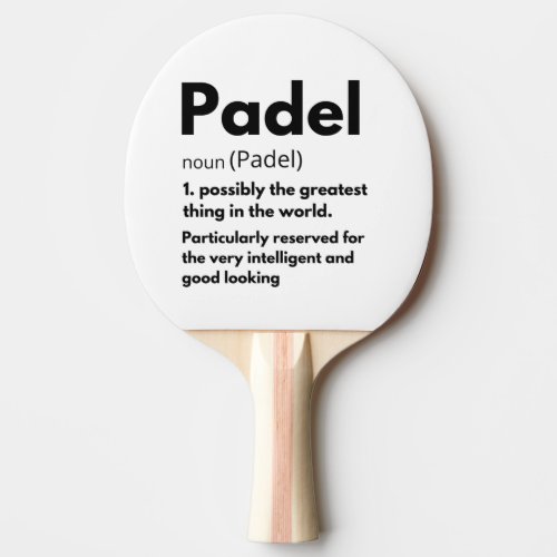 Funny Padel girl coach Vintage Sports Game Fans Ping Pong Paddle