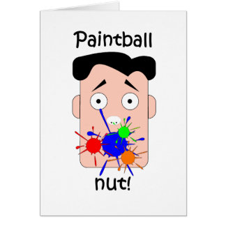 Funny paintball cards