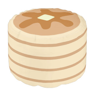 Funny Pancake Stack Pouf