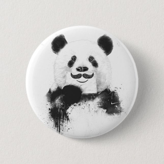 Funny panda button (Front)