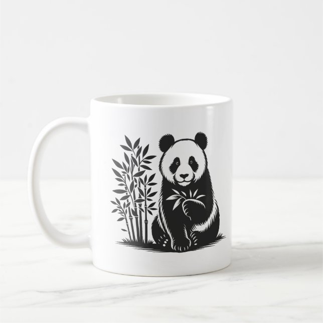 Funny Panda Coffee Mug (Left)