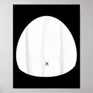 Funny Panda Costume, Halloween Decorations. Poster