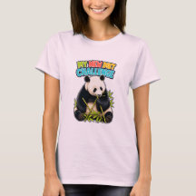 Funny Panda Diet Challenge Women's T-Shirt