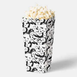 Funny Panda Popcorn Box