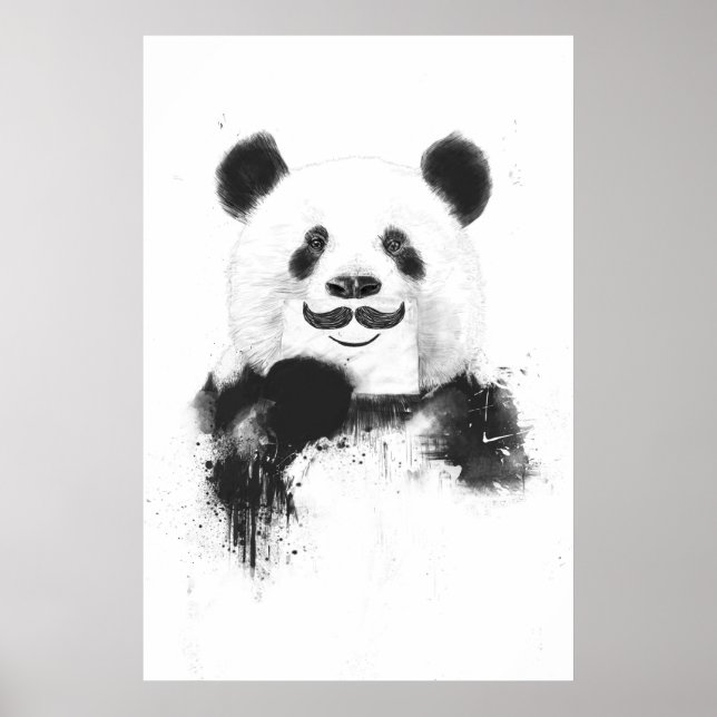 Funny panda poster (Front)