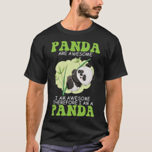 Funny Panda Sayings Cute I'm A Panda Halloween Kid T-Shirt