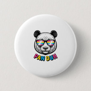 Funny Panda Sunglasses Vintage Engraving Shirt Des Button