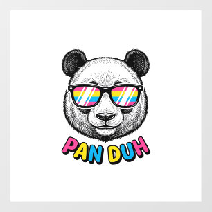 Funny Panda Sunglasses Vintage Engraving Shirt Des Floor Decals