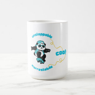 Funny Panda Wearing Sunglasses & Cap Coffee Mug