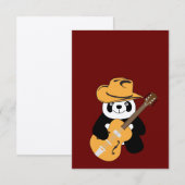 Funny panda with guitar (Front/Back)