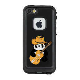 Funny panda with guitar LifeProof FRĒ iPhone SE/5/5s case