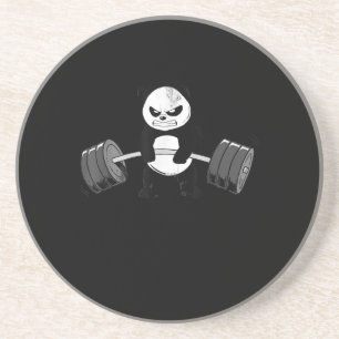 Funny Panda Workout  Kitten Gym Deadlift Power Coaster